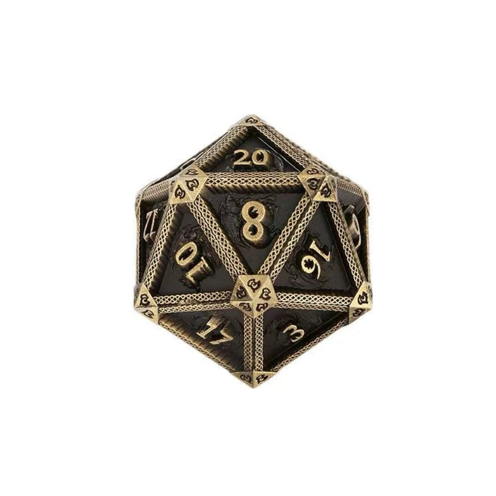 DIEACE D&D Flying Dragon Metal Dice Set