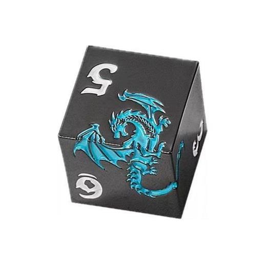 DIEACE D&D Colorful Flying Dragon Metal Dice Set