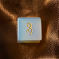 DIEACE D&D Opalite Gemstone Engraved Dice Set
