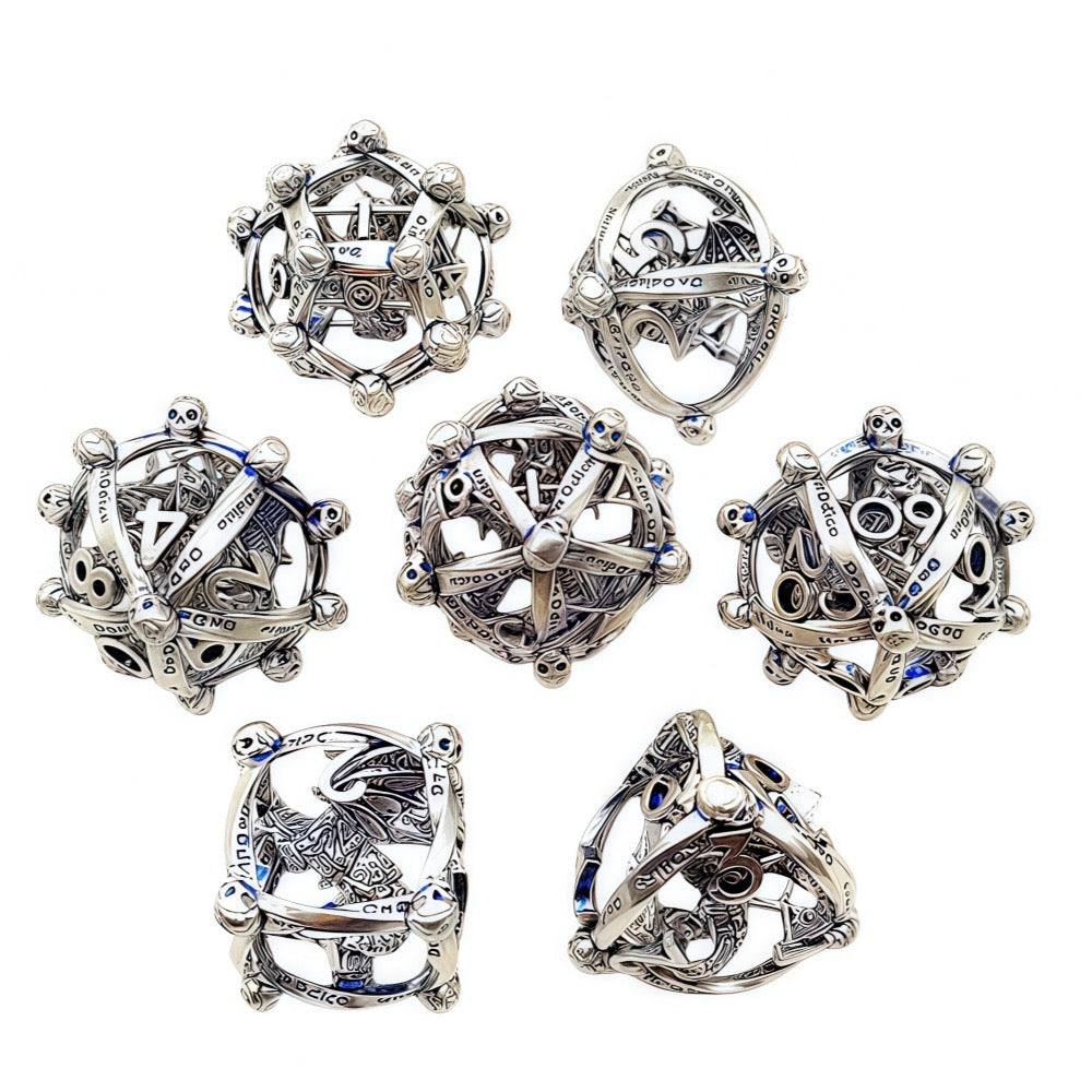DIEACE D&D 3D Dragon Hollow Metal Dice