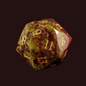 DIEACE D&D Dragon Bloodstone Multi-Faceted Gemstone Engraved Dice Set