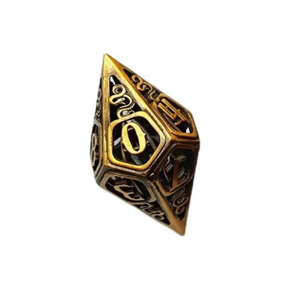 DIEACE D&D Snake Totem Hollow Metal Dice
