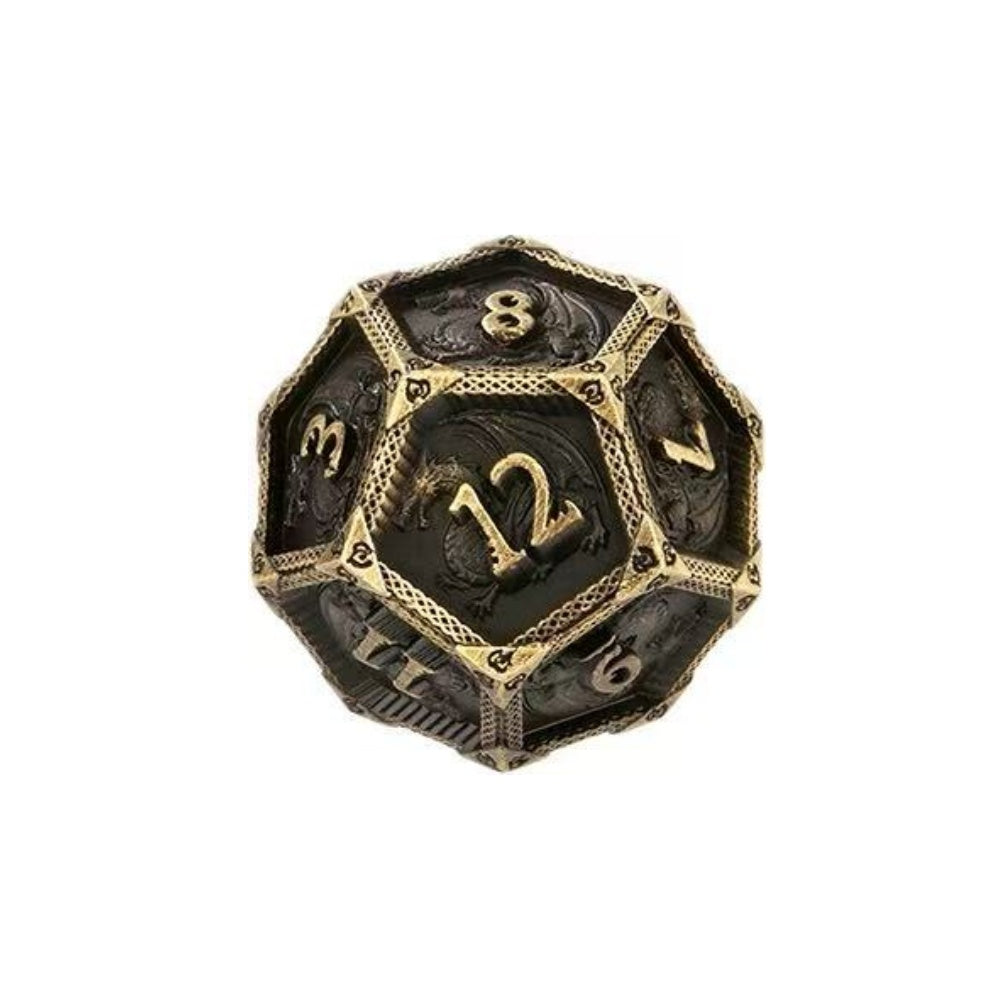 DIEACE D&D Flying Dragon Metal Dice Set