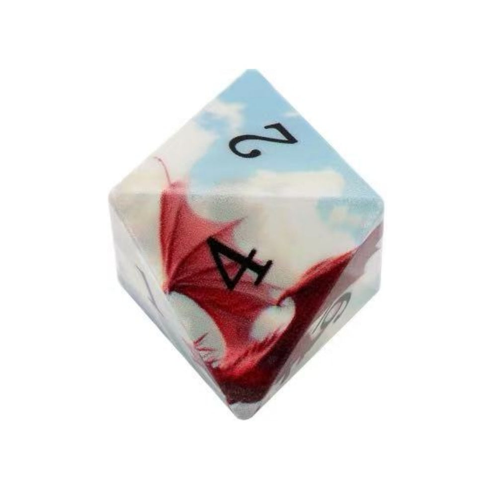 DIEACE D&D 3D Printed Flying Dragon Dice Set