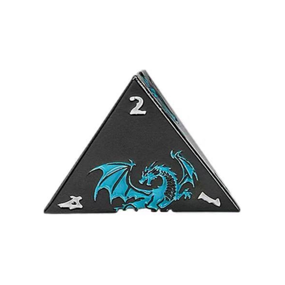 DIEACE D&D Colorful Flying Dragon Metal Dice Set