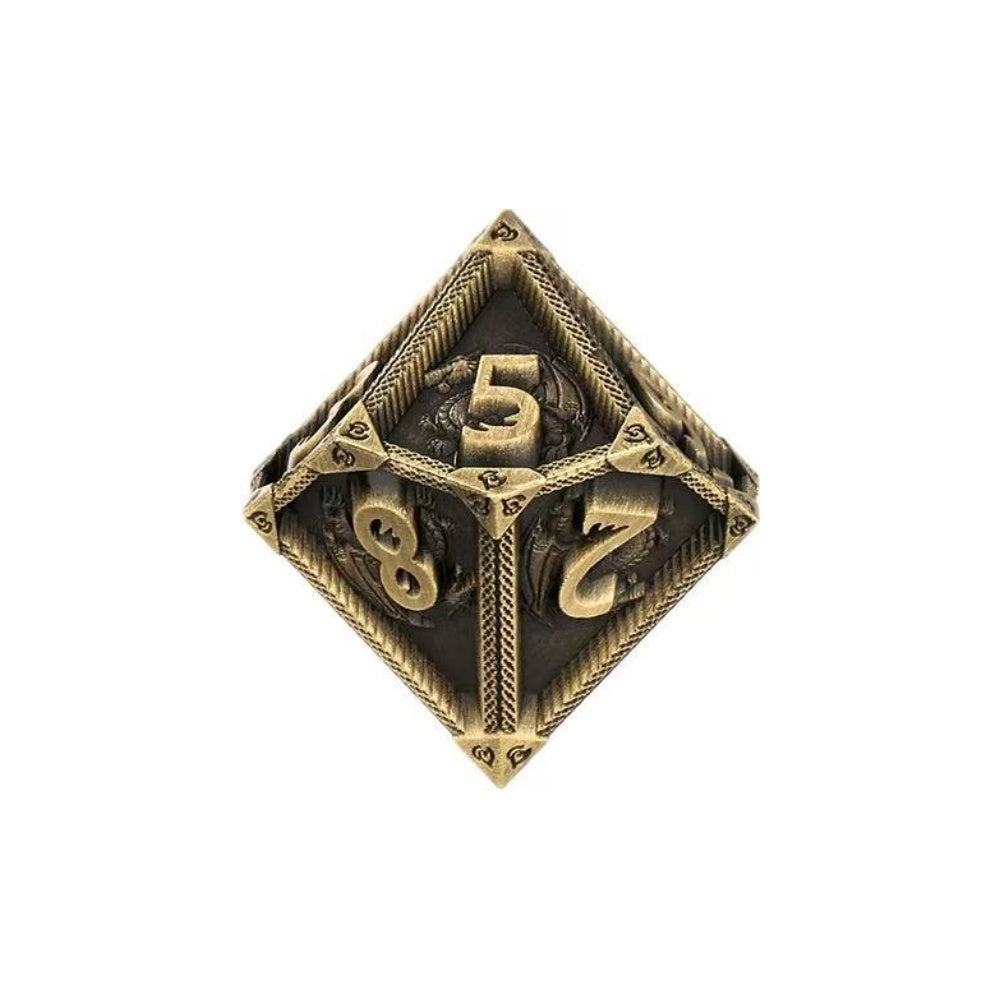 DIEACE D&D Flying Dragon Metal Dice Set