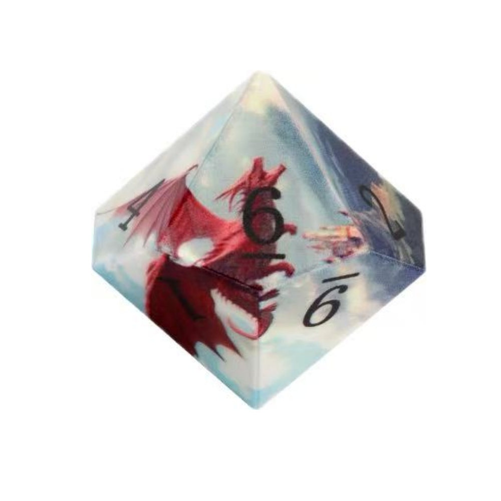 DIEACE D&D 3D Printed Flying Dragon Dice Set