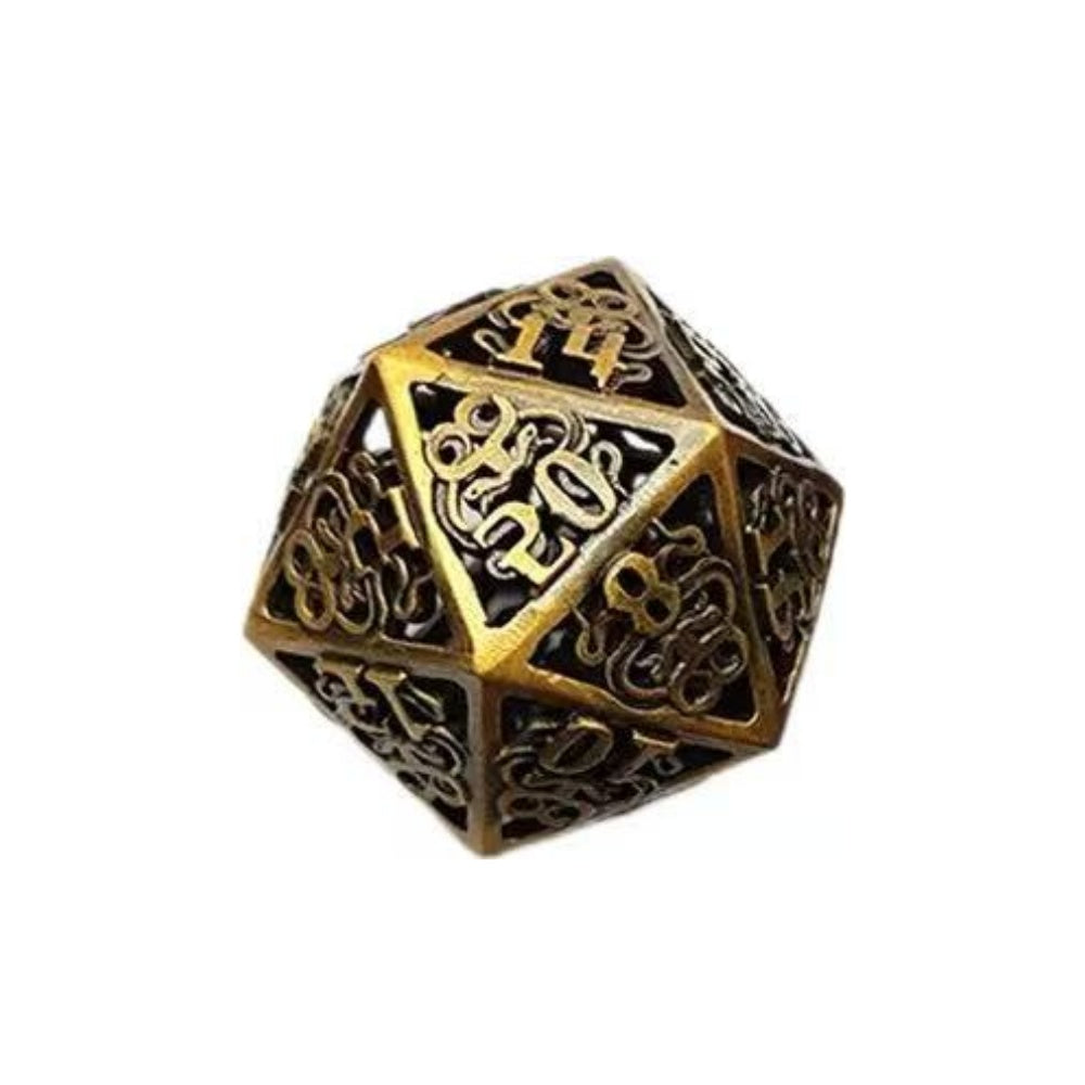 DIEACE D&D Snake Totem Hollow Metal Dice