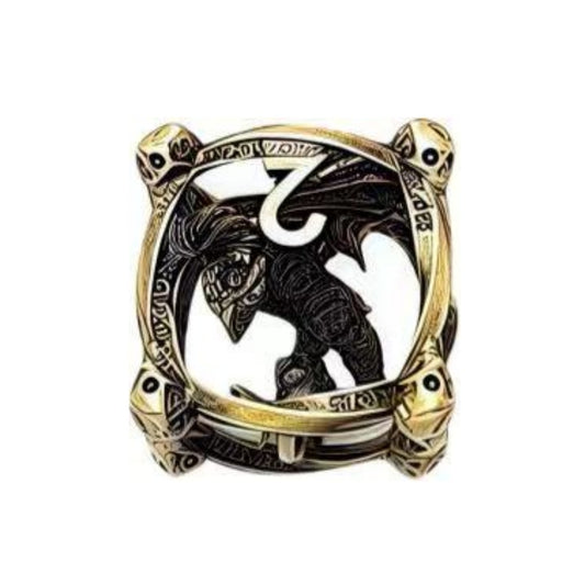 DIEACE D&D 3D Dragon Hollow Metal Dice
