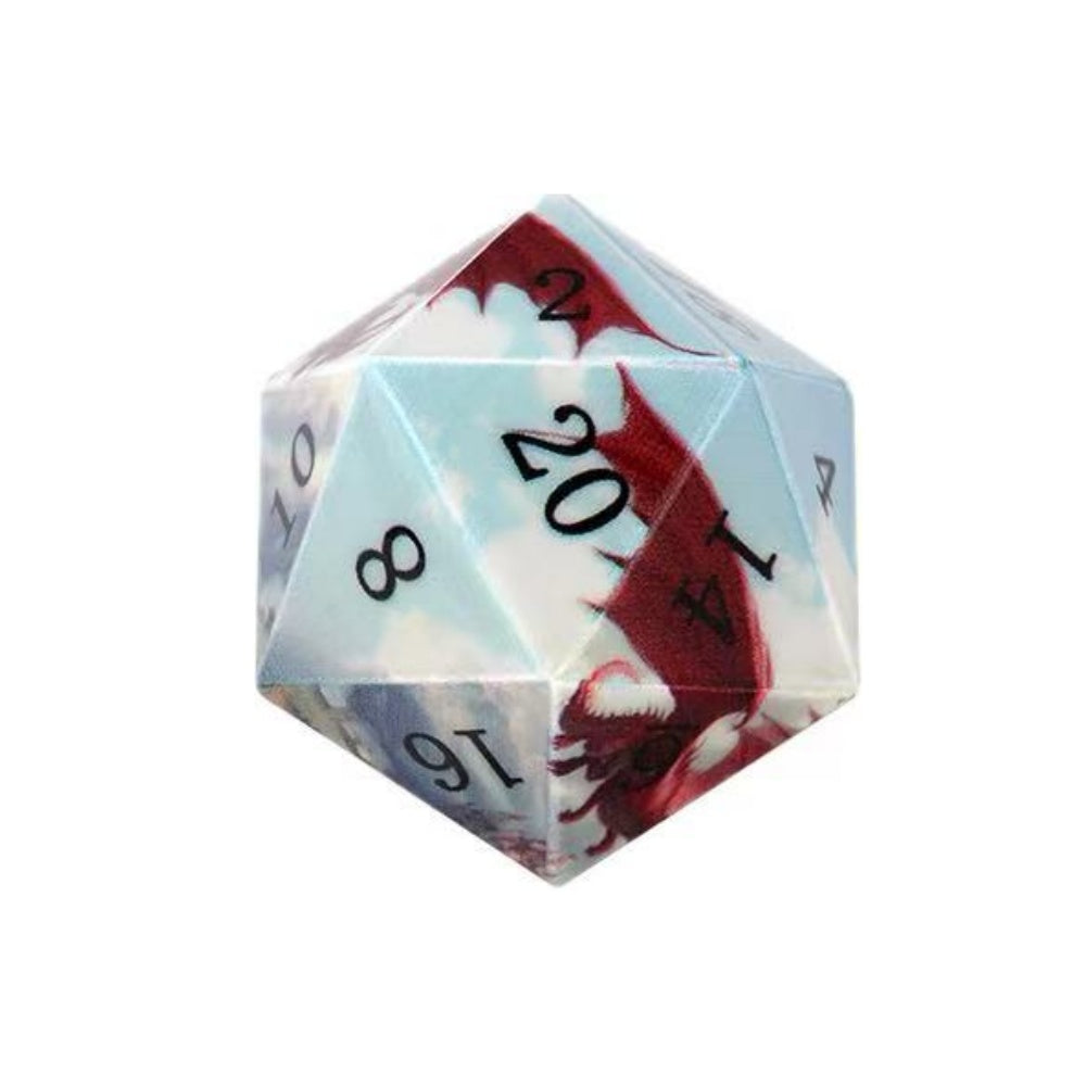 DIEACE D&D 3D Printed Flying Dragon Dice Set