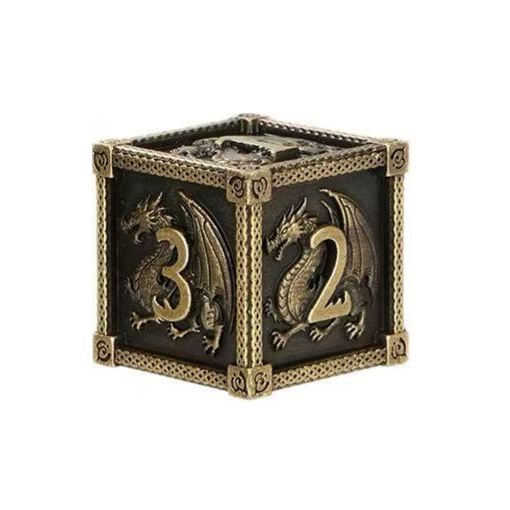 DIEACE D&D Flying Dragon Metal Dice Set