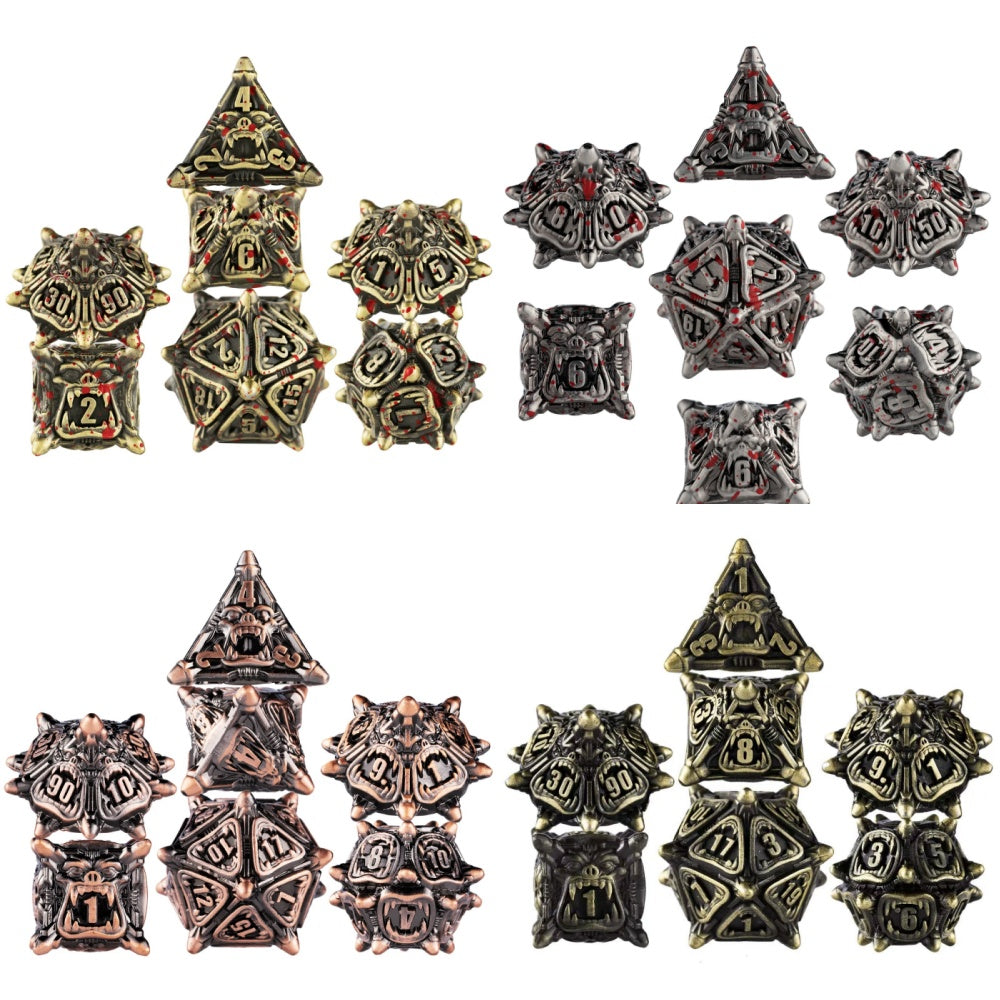 DIEACE D&D Demon Lord Hollow Metal Dice