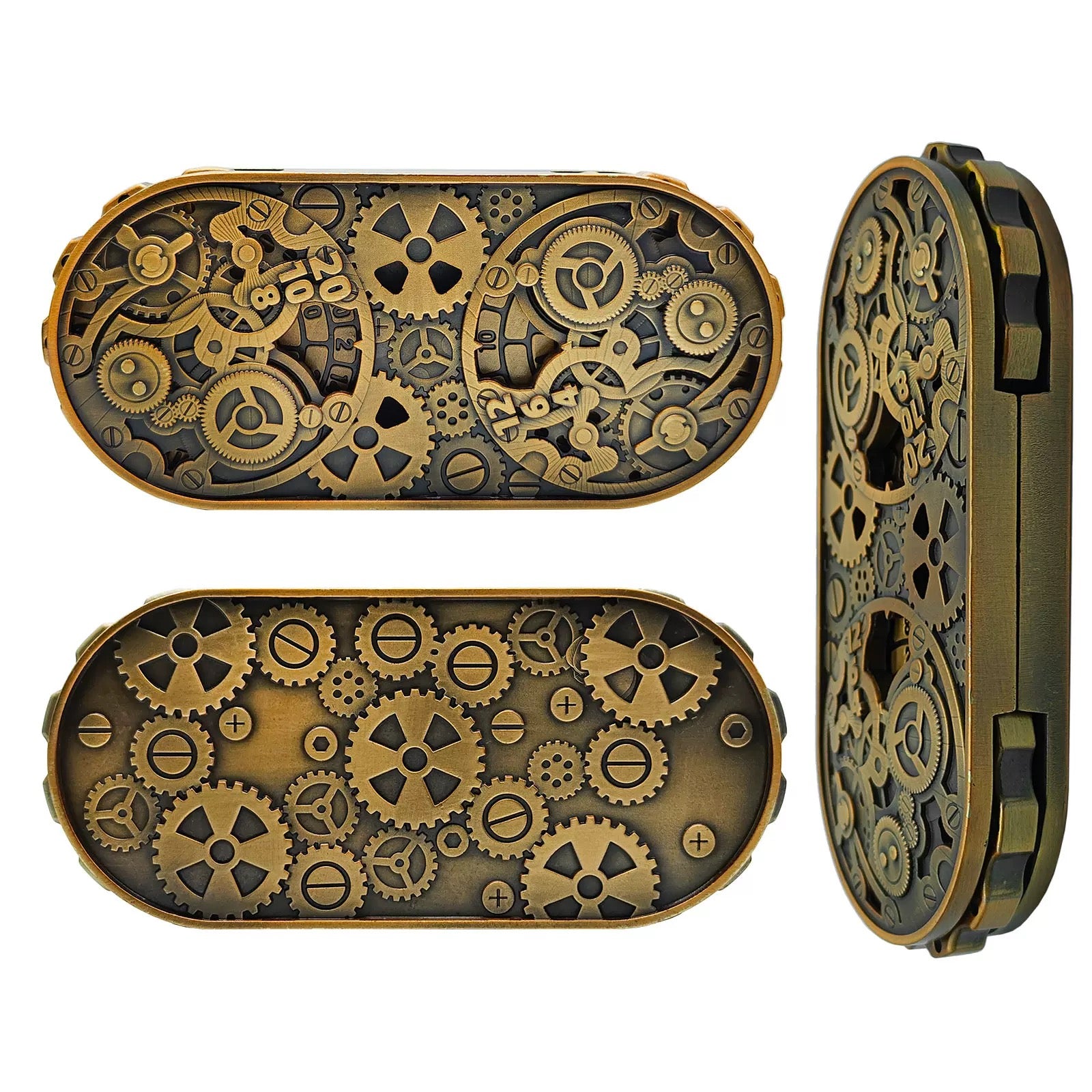 DIEACE D&D Mechanical Dual-Wheel Metal Dice