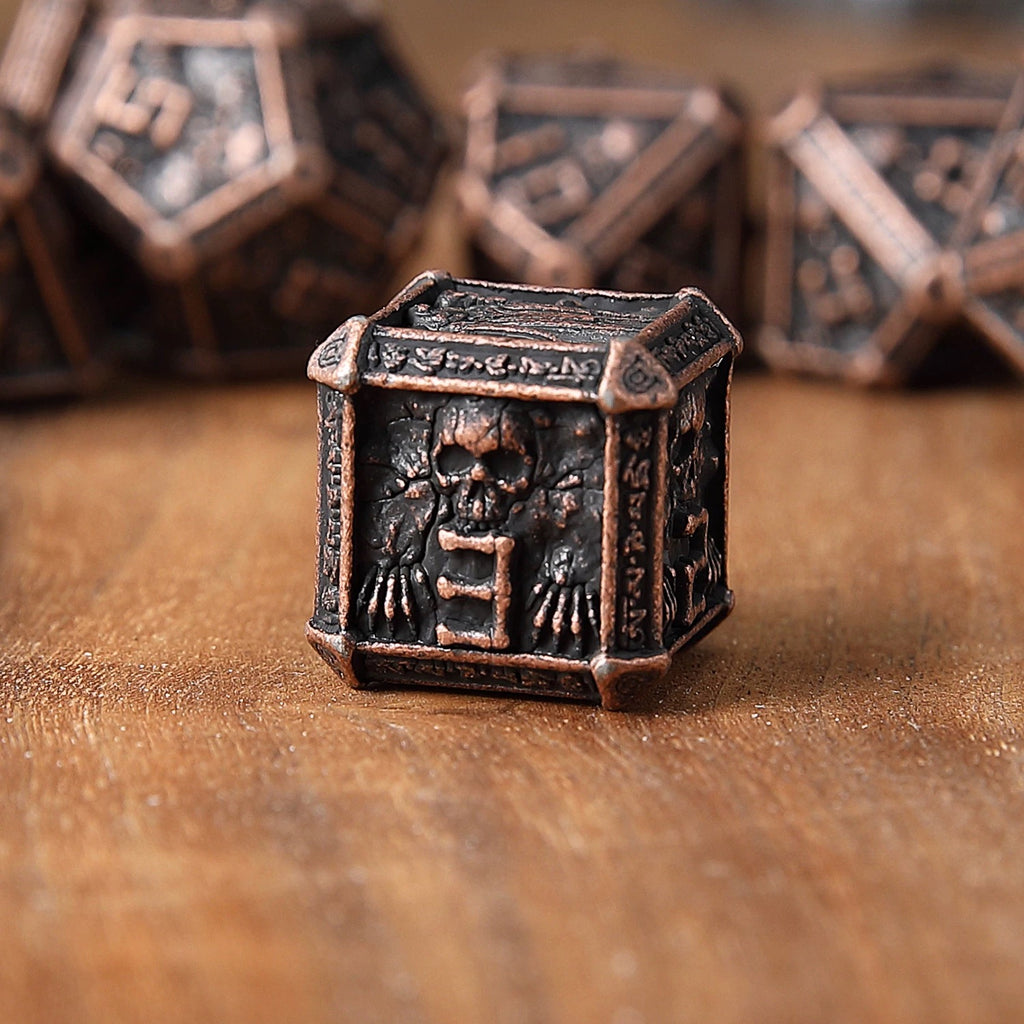 DIEACE D&D Wizard Solid Metal Dice