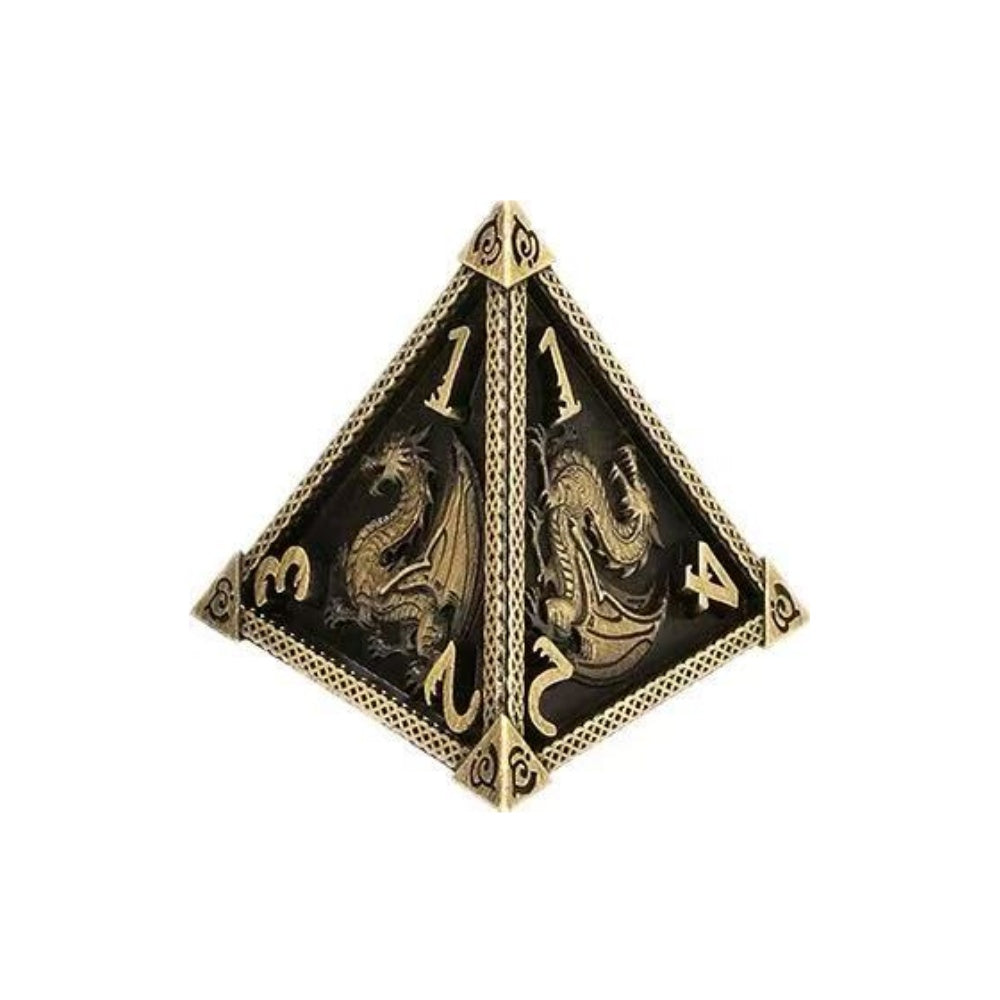 DIEACE D&D Flying Dragon Metal Dice Set