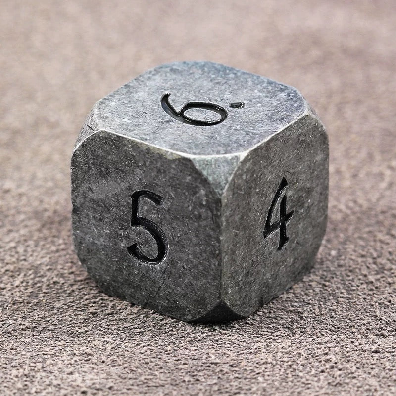 DIEACE D&D Vintage Solid Metal Dice