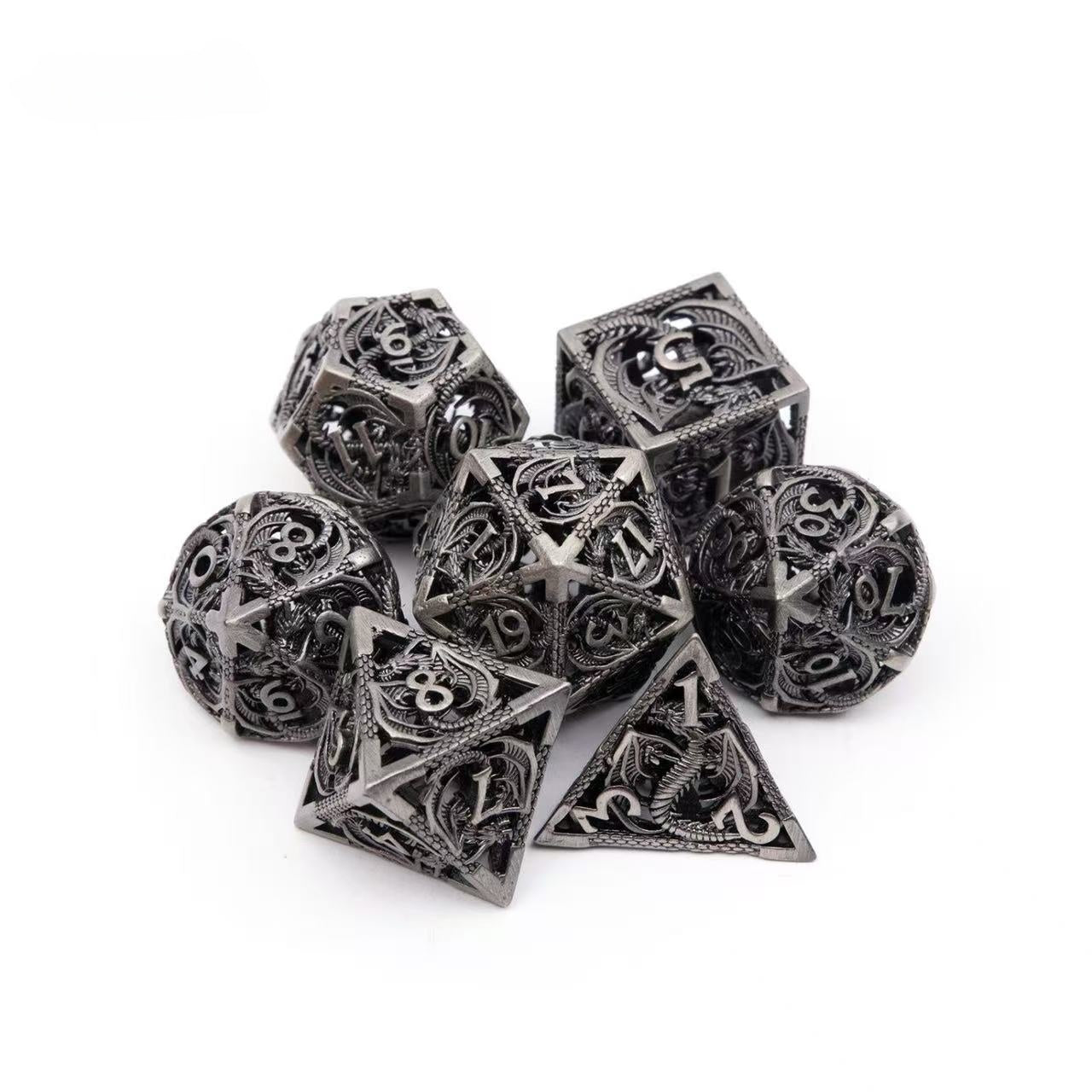 DIEACE D&D Dragon Hollow Metal Dice