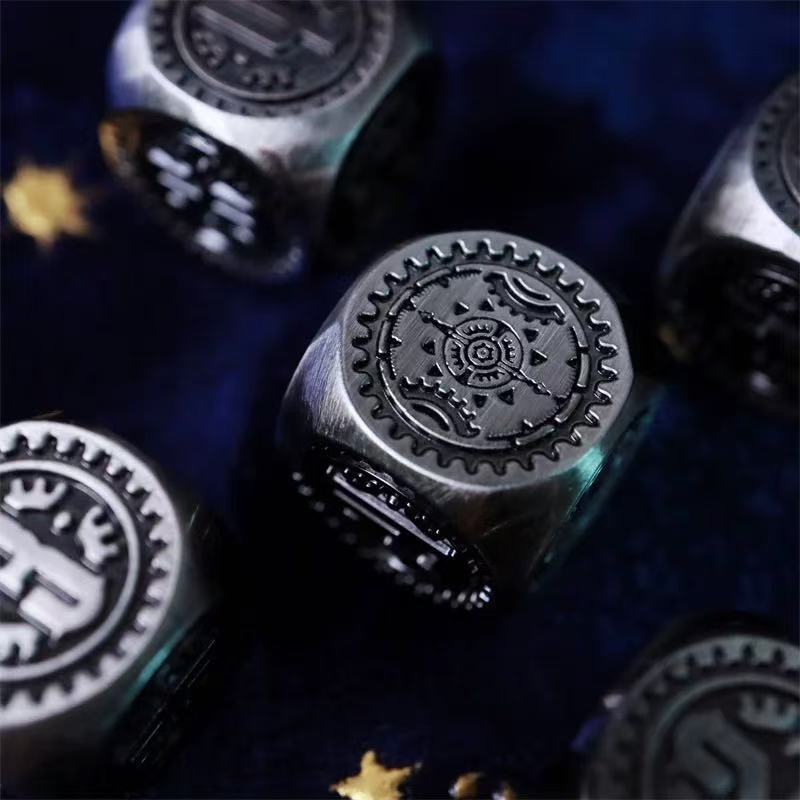 DIEACE D&D Steampunk Single D6 Solid Metal Dice 16MM