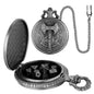DIEACE D&D War Axe Metal Pocket Watch Dice Set