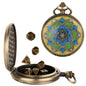 DIEACE D&D Enamel Pocket Watch Metal Dice Set