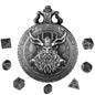 DIEACE D&D Druid Metal Pocket Watch Dice Set