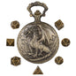 DIEACE D&D Dragon Metal Pocket Watch Dice Set