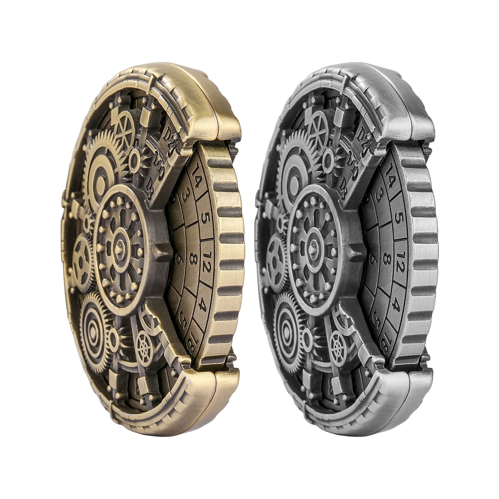 DIEACE D&D Destiny Gear Metal Spinner Dice - 7 in 1