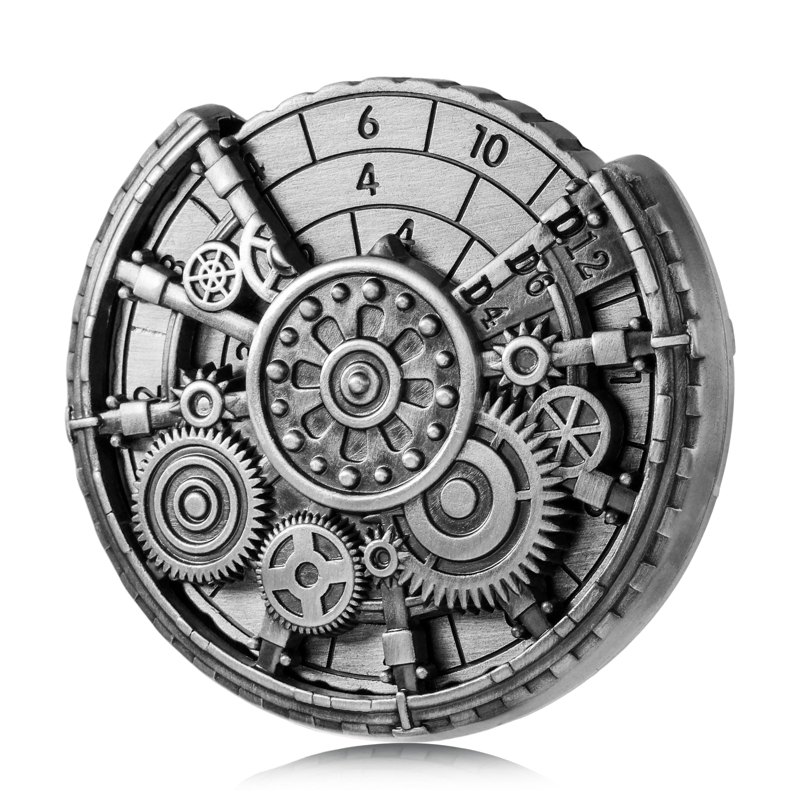 DIEACE D&D Destiny Gear Metal Spinner Dice - 7 in 1
