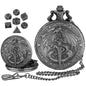 DIEACE D&D Longsword Pocket Watch Metal Dice Set