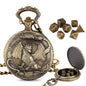 DIEACE D&D Classic Metal Pocket Watch Dice Set