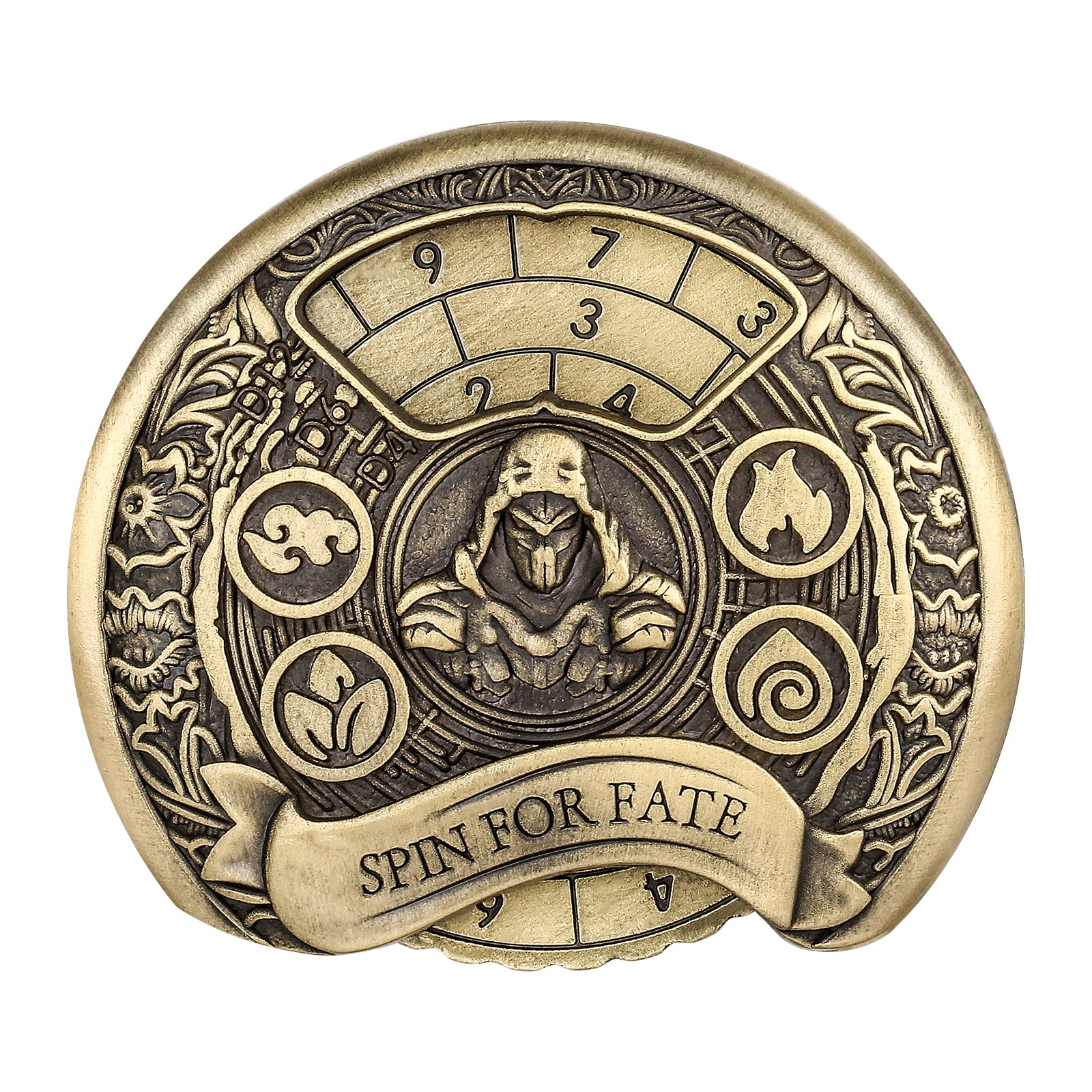 DIEACE D&D Rogue Metal Spinner Dice - 7 in 1