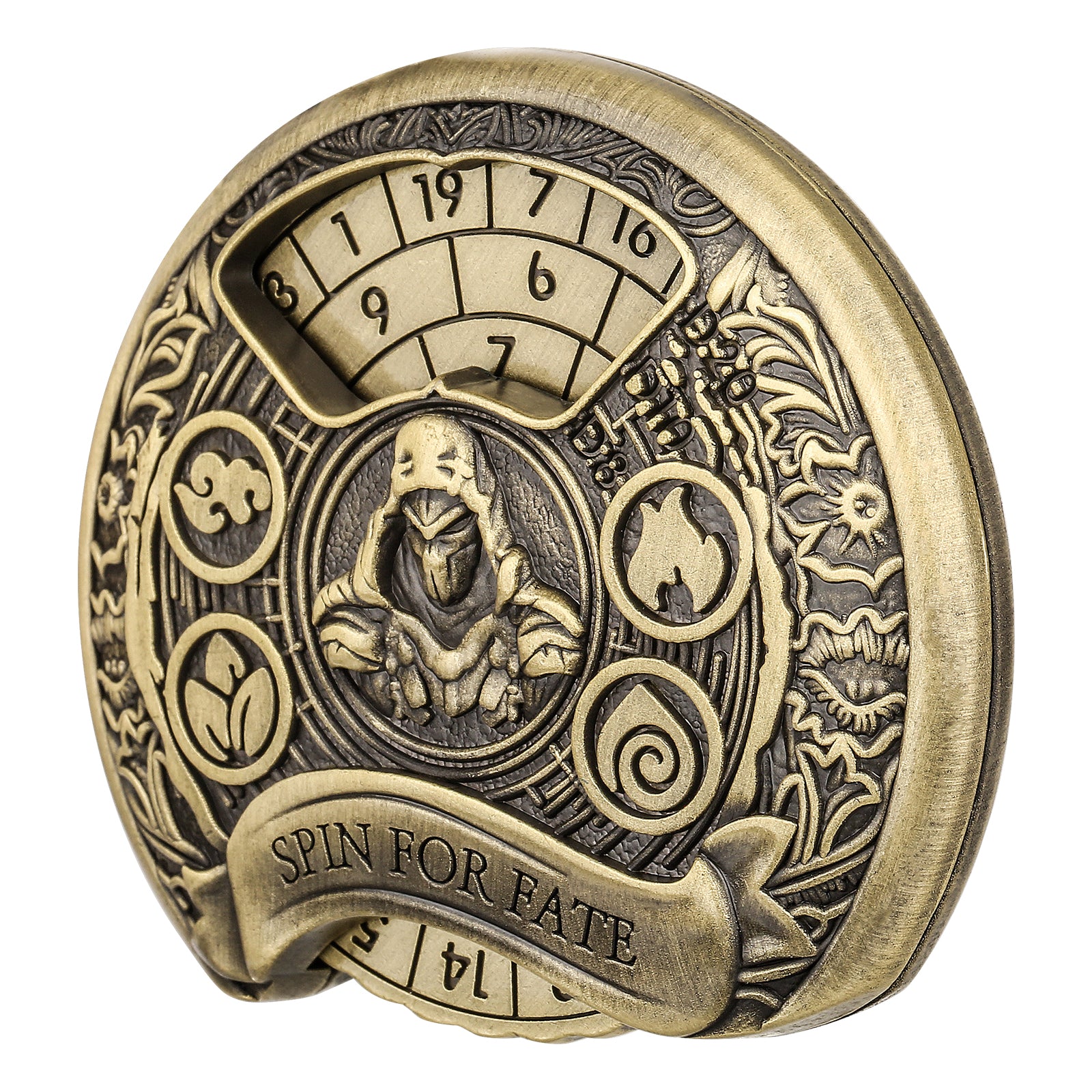 DIEACE D&D Rogue Metal Spinner Dice - 7 in 1