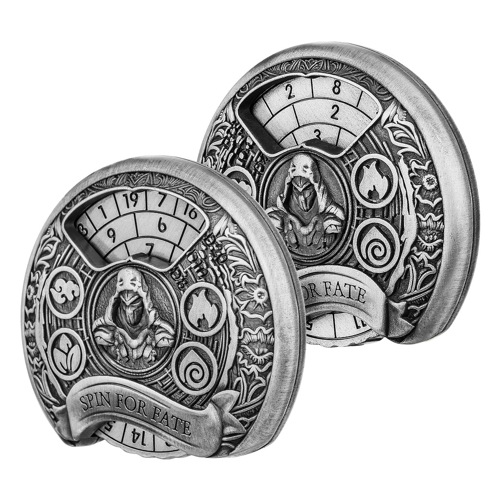 DIEACE D&D Goblin Metal Spinner Dice - 7 in 1