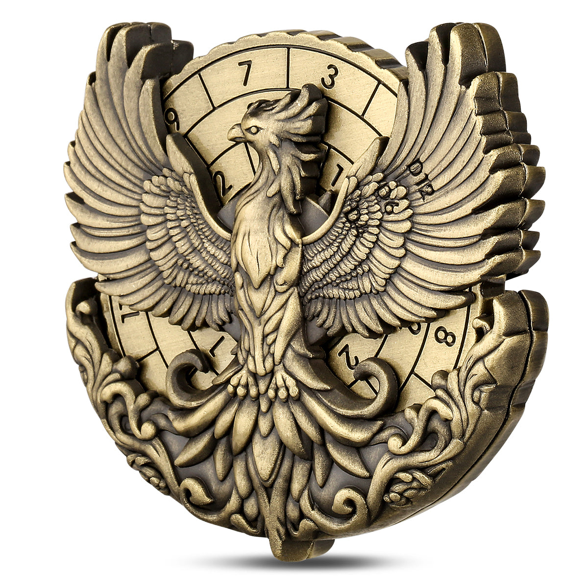 DIEACE D&D Phoenix Metal Spinner Dice  7-in-1