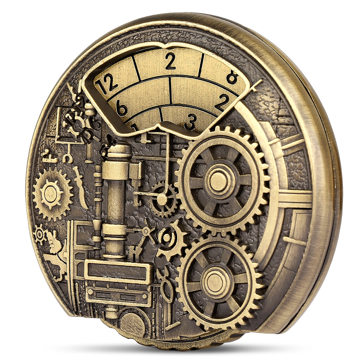 DIEACE D&D Steampunk Gear Metal Spinner Dice  7-in-1