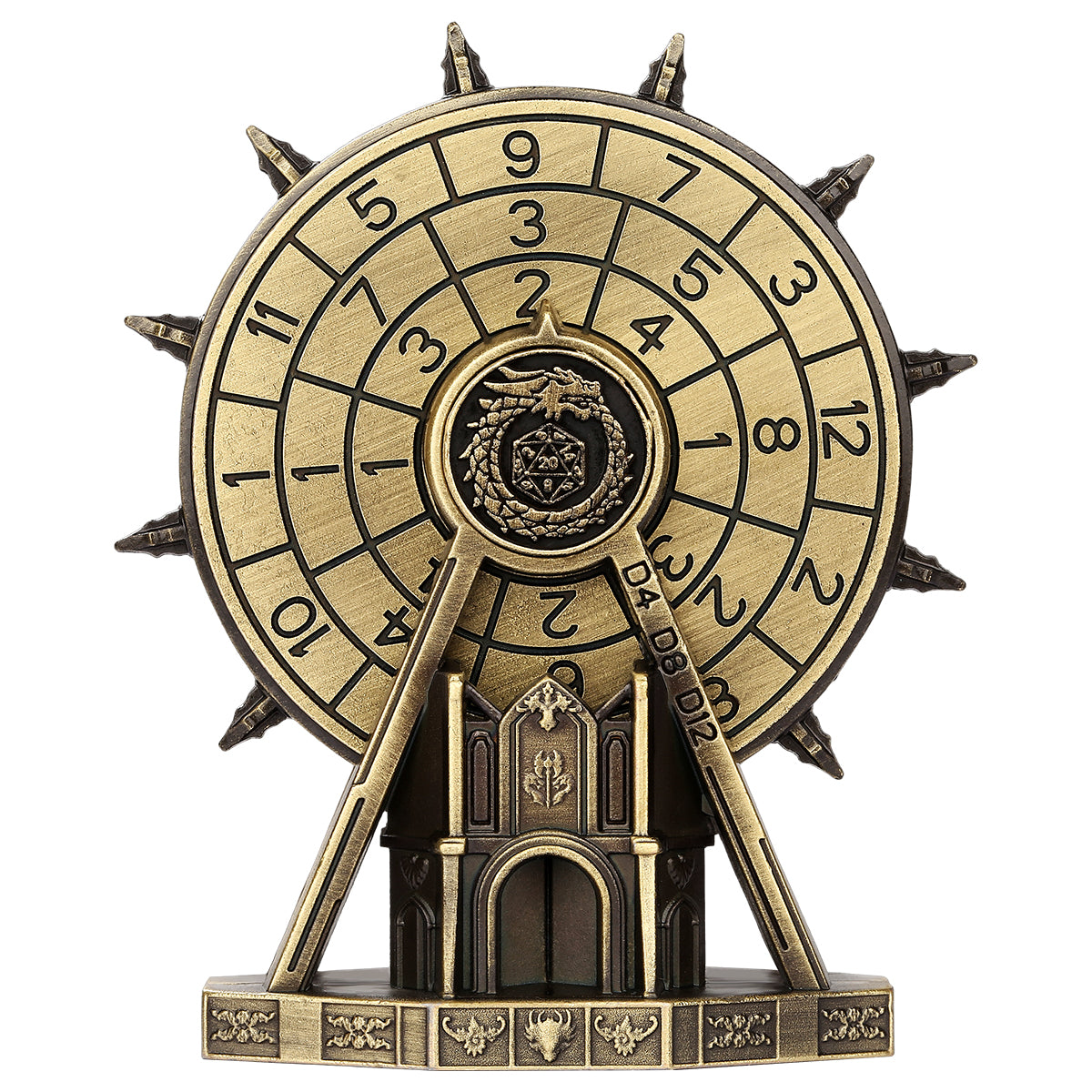 DIEACE D&D Ferris Wheel Ornament Metal Dice 7-in-1