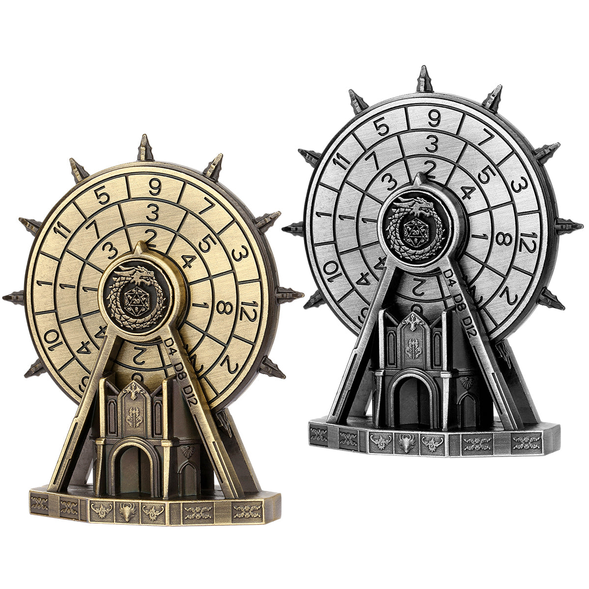 DIEACE D&D Ferris Wheel Ornament Metal Dice 7-in-1
