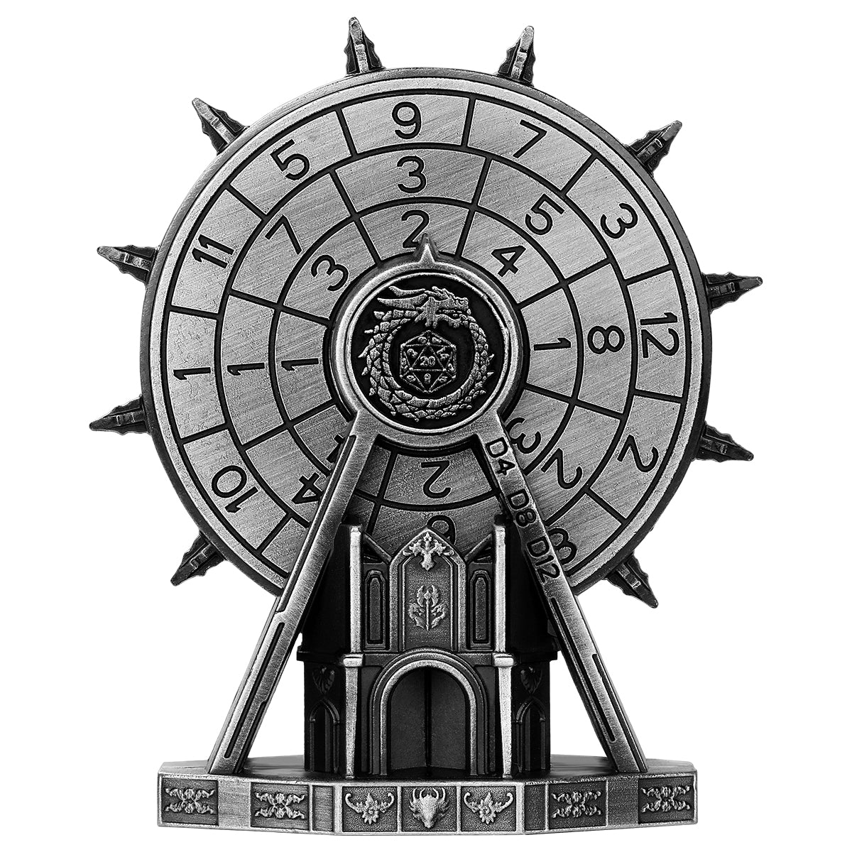 DIEACE D&D Ferris Wheel Ornament Metal Dice 7-in-1