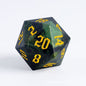 DIEACE D&D Sparrow Stone Gemstone Engraved Dice Set