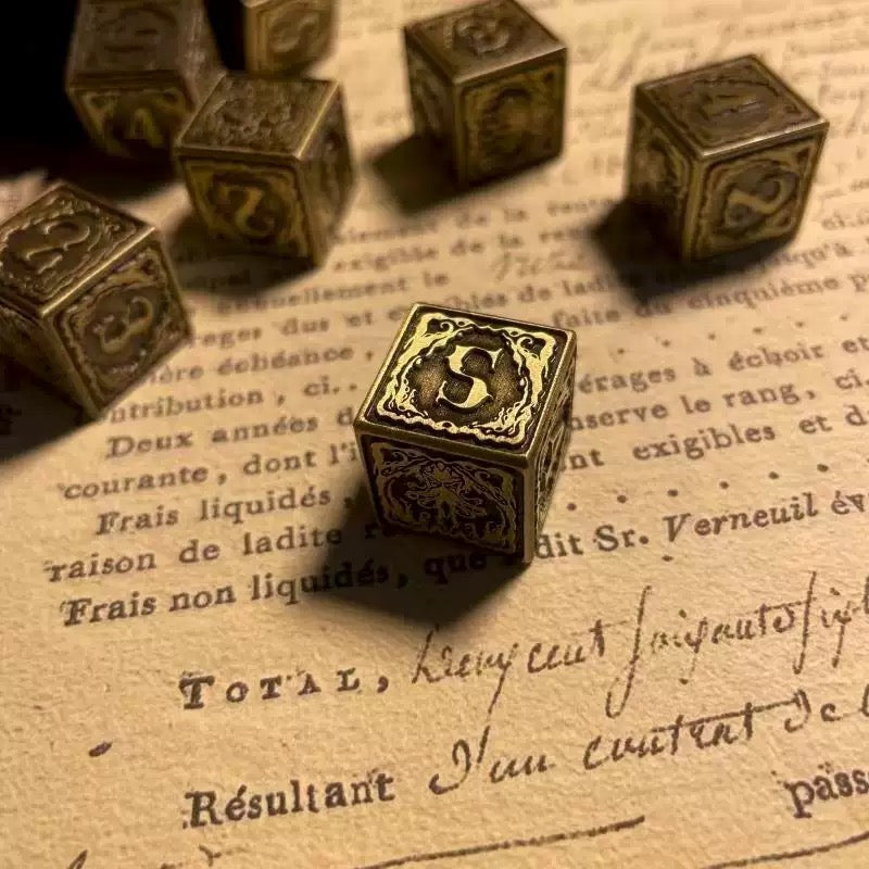 DIEACE C&C Single Cthulhu D6 Solid Metal Dice 16MM