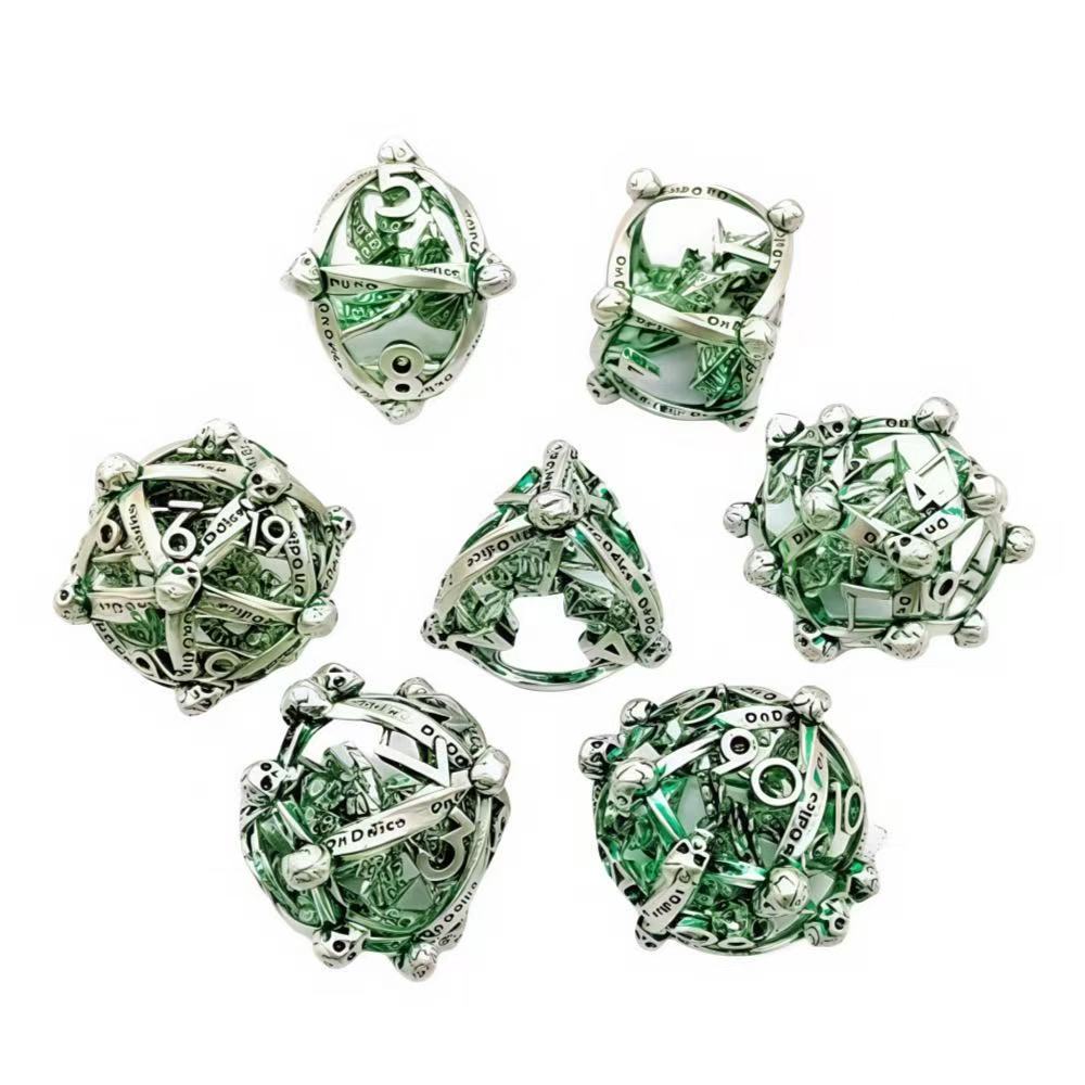 DIEACE D&D 3D Dragon Hollow Metal Dice
