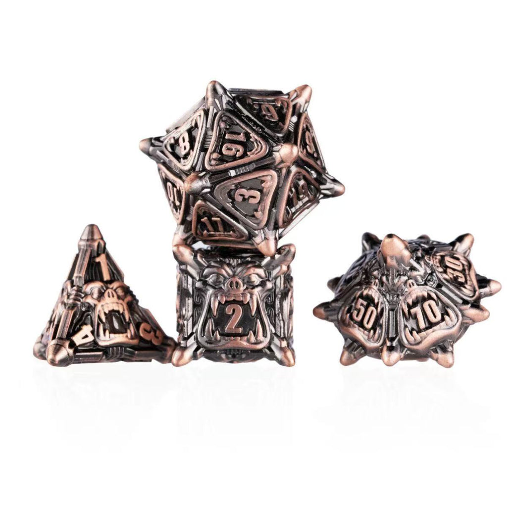DIEACE D&D Demon Lord Hollow Metal Dice