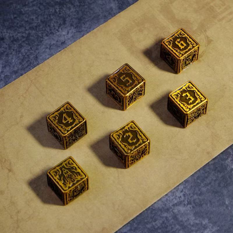 DIEACE C&C Hastur Single D6 Solid Metal Dice 16MM