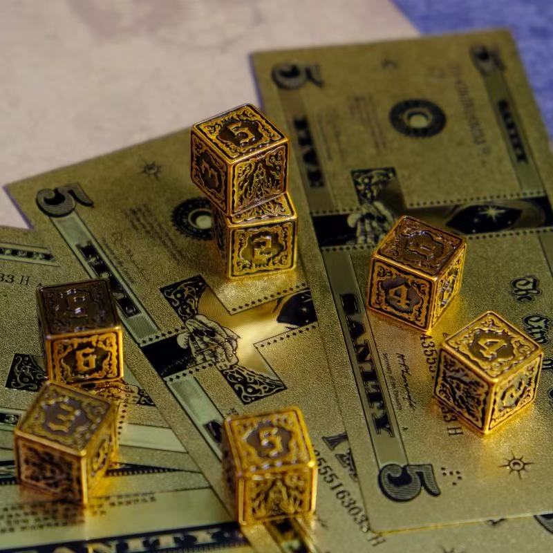 DIEACE C&C Hastur Single D6 Solid Metal Dice 16MM