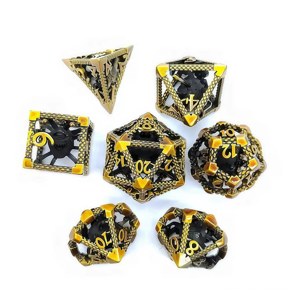 DIEACE D&D One-Eyed Monster Hollow Metal Dice