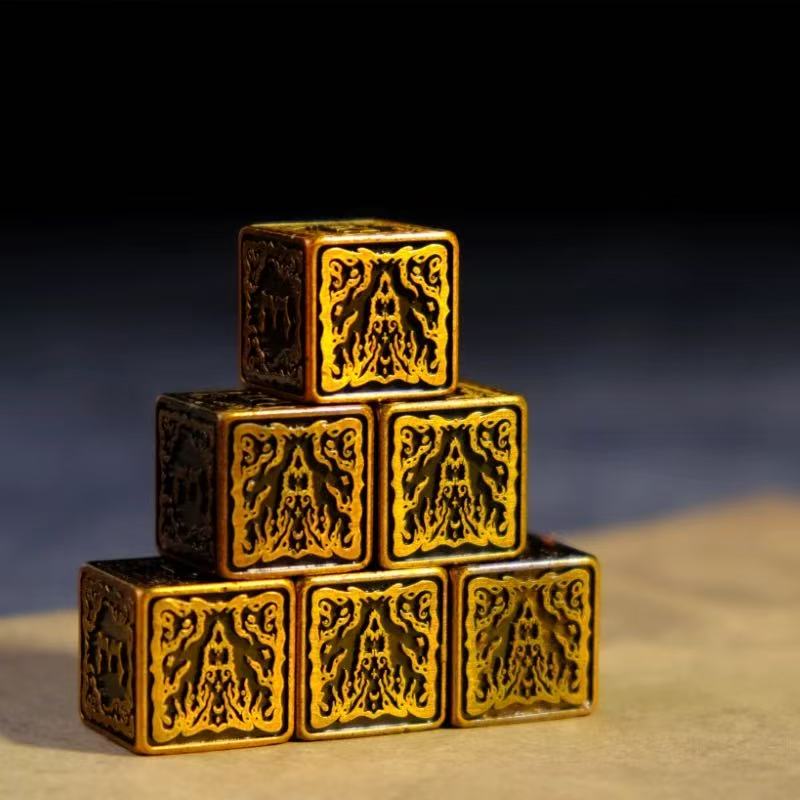 DIEACE C&C Hastur Single D6 Solid Metal Dice 16MM