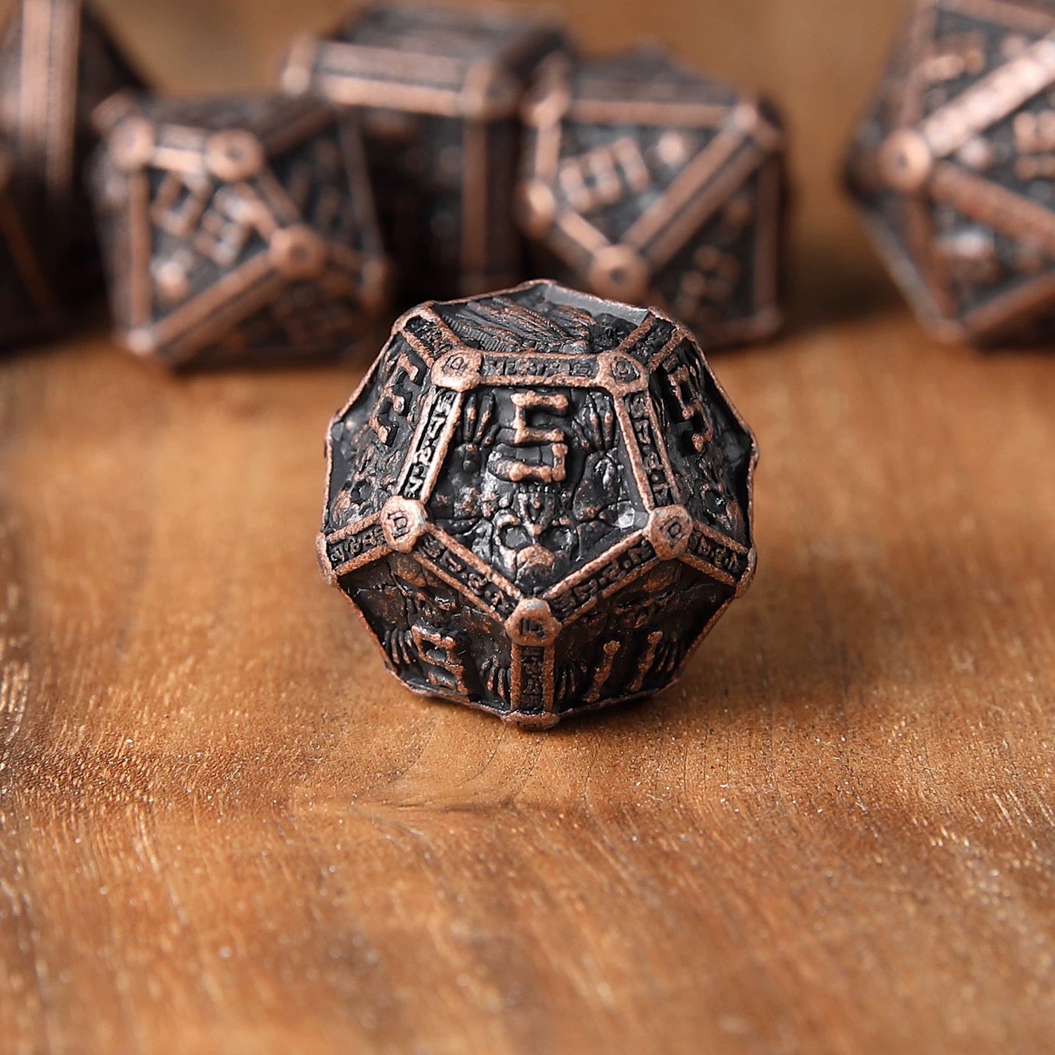 DIEACE D&D Wizard Solid Metal Dice