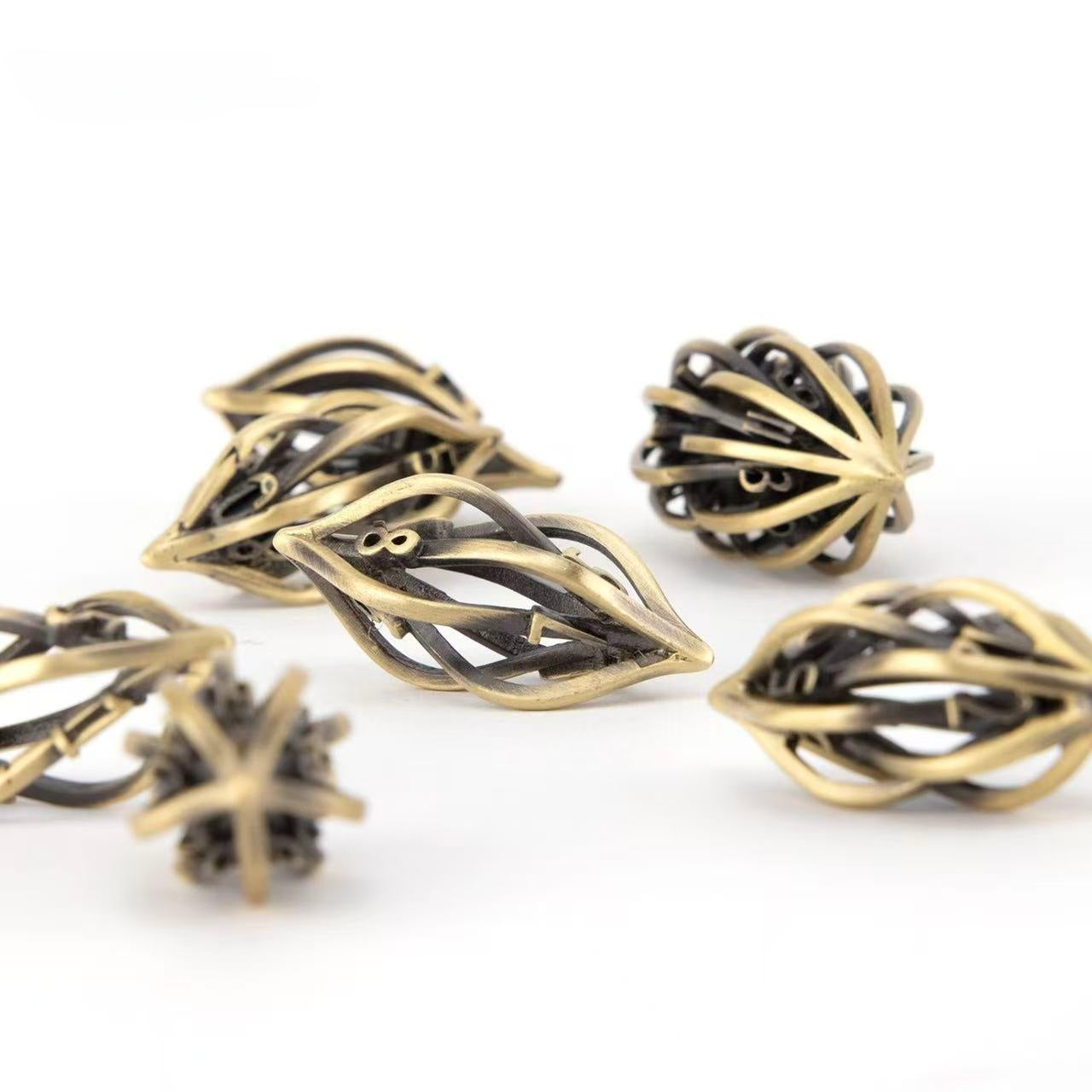 DIEACE D&D Arcana Hollow Metal Dice Set